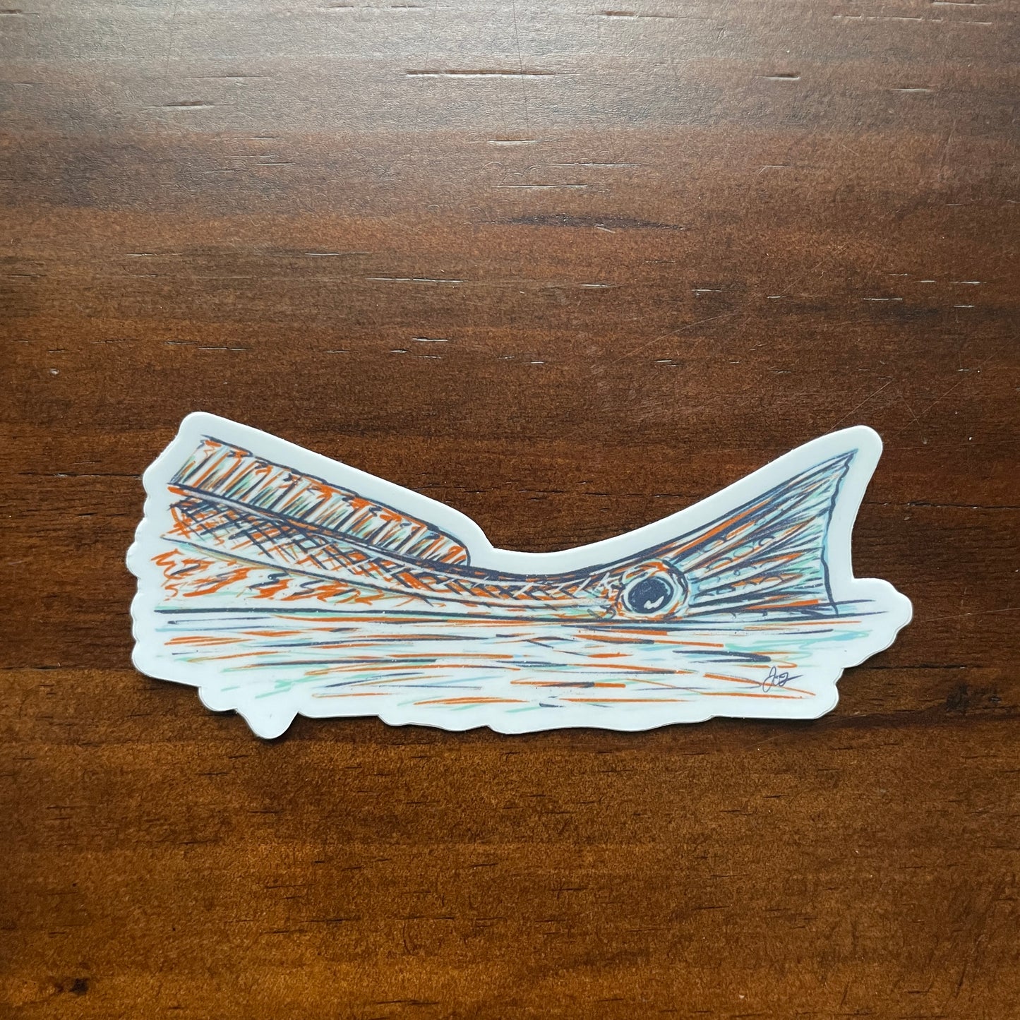 Tailing Redfish Decal