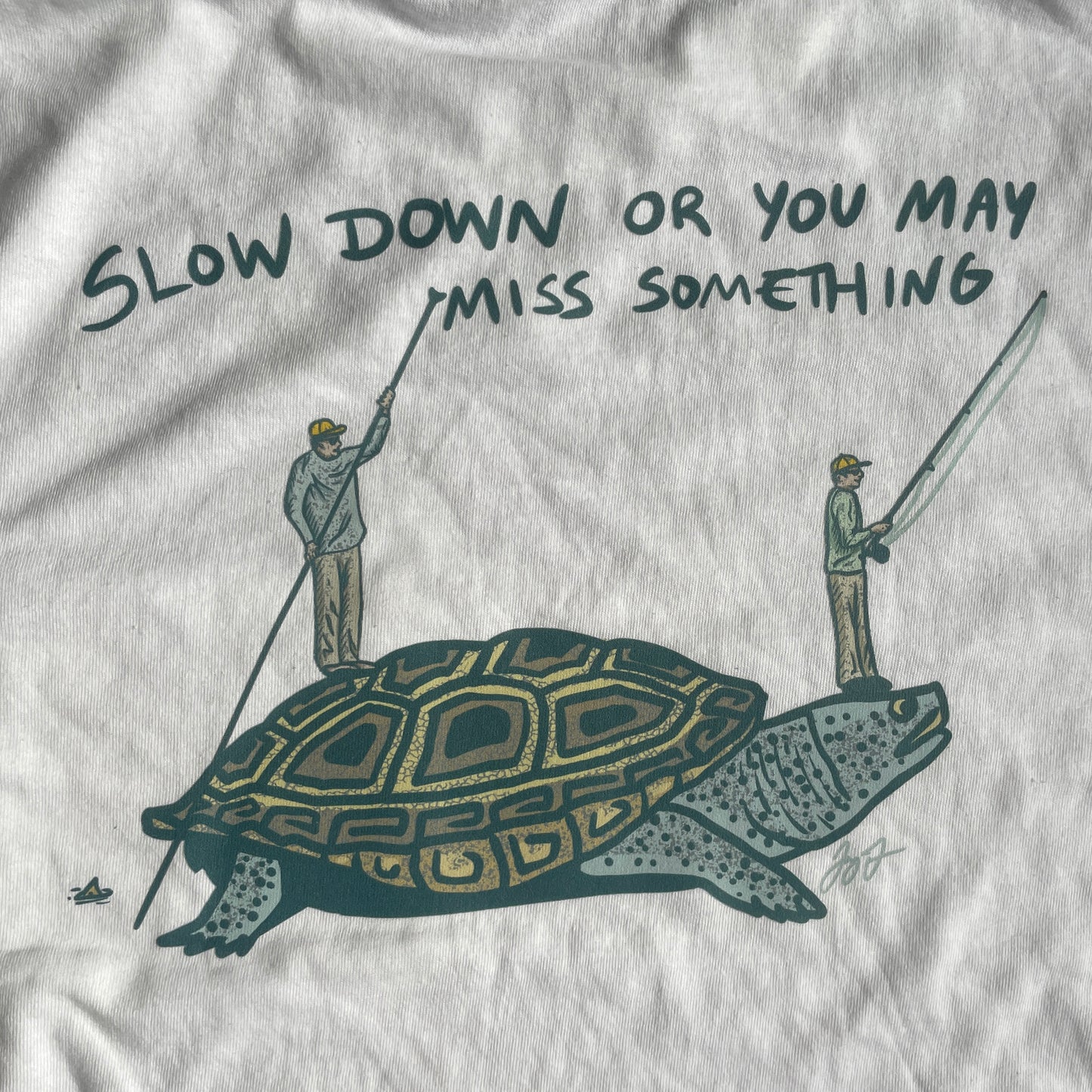 Medium Comfort Color Pocket tee Terrapin Design