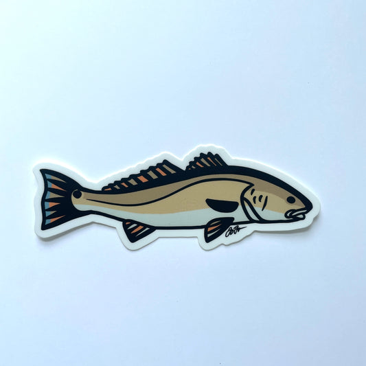 Simple Redfish Decal