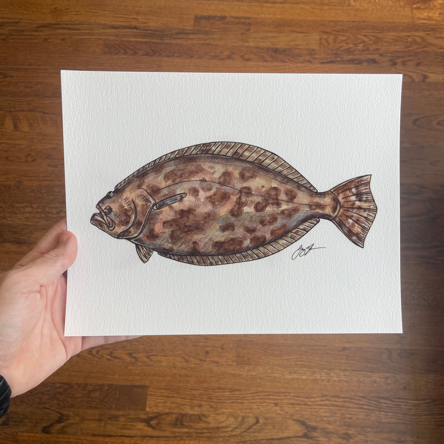 Open Edition: Flounder Print